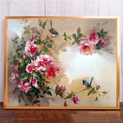 fghgbf 5D Blumen Vögel Diamond Painting Erwachsene Anfänger,Diamant Painting Bilder,DIY Round Full Drill Diamant Kunst Kristall Strass Stickerei Painting Craft für Wanddekoration 100x130cm fghgbf 5D Blumen Vögel Diamond Painting Erwachsene Anfänger,Diamant Painting Bilder,DIY Round Full Drill Diamant Kunst Kristall Strass Stickerei Painting Craft für Wanddekoration 100x130cm von fghgbf