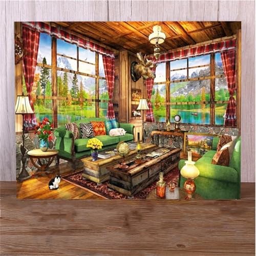 fghgbf 5D Cottage-Landschaft Diamond Painting Erwachsene Anfänger,Diamant Painting Bilder,DIY Round Full Drill Diamant Kunst Kristall Strass Stickerei Painting Craft für Wanddekoration 100x130cm fghgbf 5D Cottage-Landschaft Diamond Painting Erwachsene Anfänger,Diamant Painting Bilder,DIY Round Full Drill Diamant Kunst Kristall Strass Stickerei Painting Craft für Wanddekoration 100x130cm von fghgbf