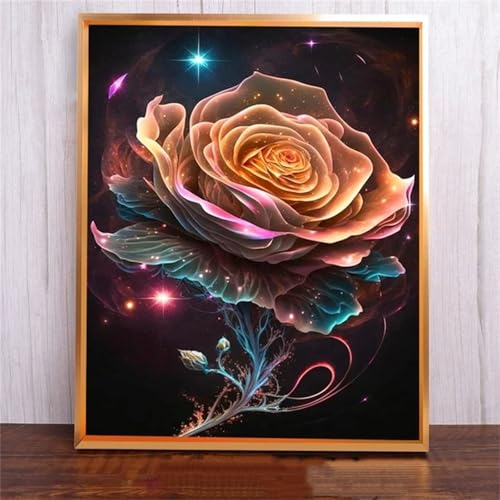 fghgbf 5D Dream Rose Diamond Painting Kits for Adults Beginners,DIY Round Full Drill Diamond Art Crystal Rhinestone Cross Stitch Painting by Numbers Picture for Home Wall Decor 100x130cm fghgbf 5D Dream Rose Diamond Painting Kits for Adults Beginners,DIY Round Full Drill Diamond Art Crystal Rhinestone Cross Stitch Painting by Numbers Picture for Home Wall Decor 100x130cm von fghgbf