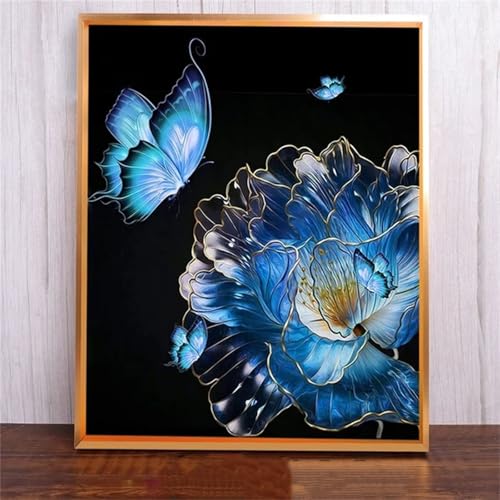 fghgbf 5D Plant Butterfly Diamond Painting Kits for Adults Beginners,DIY Round Full Drill Diamond Art Crystal Rhinestone Cross Stitch Painting by Numbers Picture for Home Wall Decor 100x130cm fghgbf 5D Plant Butterfly Diamond Painting Kits for Adults Beginners,DIY Round Full Drill Diamond Art Crystal Rhinestone Cross Stitch Painting by Numbers Picture for Home Wall Decor 100x130cm von fghgbf