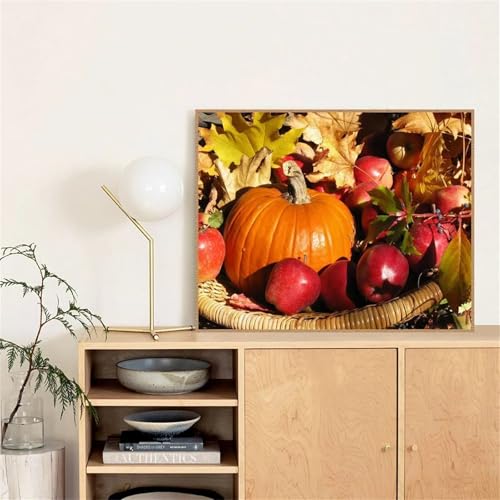 fghgbf 5D Pumpkin Fruit Diamond Painting Kits for Adults Beginners,DIY Round Full Drill Diamond Art Crystal Rhinestone Cross Stitch Painting by Numbers Picture for Home Wall Decor 100x130cm fghgbf 5D Pumpkin Fruit Diamond Painting Kits for Adults Beginners,DIY Round Full Drill Diamond Art Crystal Rhinestone Cross Stitch Painting by Numbers Picture for Home Wall Decor 100x130cm von fghgbf
