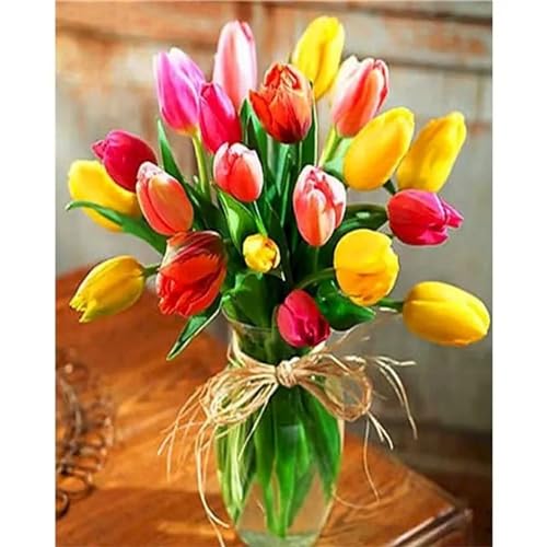 fghgbf Malen nach Zahlen Erwachsene Tulpenblume Frameless DIY Malen nach Zahlen Kits auf Leinwand,Acryl Malerei Nach Zahlen mit Pinseln Leinwand Kunsthandwerk für Home Haus Dekor Geschenke 40x50cm fghgbf Malen nach Zahlen Erwachsene Tulpenblume Frameless DIY Malen nach Zahlen Kits auf Leinwand,Acryl Malerei Nach Zahlen mit Pinseln Leinwand Kunsthandwerk für Home Haus Dekor Geschenke 40x50cm von fghgbf