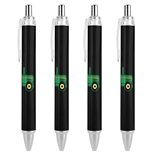 fifbird Kugelschreiber mit Traktor-Design, feine Spitze, 0,5 mm, einziehbarer Kugelschreiber, flexibel, Rundschaft, Arbeitsstift, 4 Stück fifbird Kugelschreiber mit Traktor-Design, feine Spitze, 0,5 mm, einziehbarer Kugelschreiber, flexibel, Rundschaft, Arbeitsstift, 4 Stück von fifbird