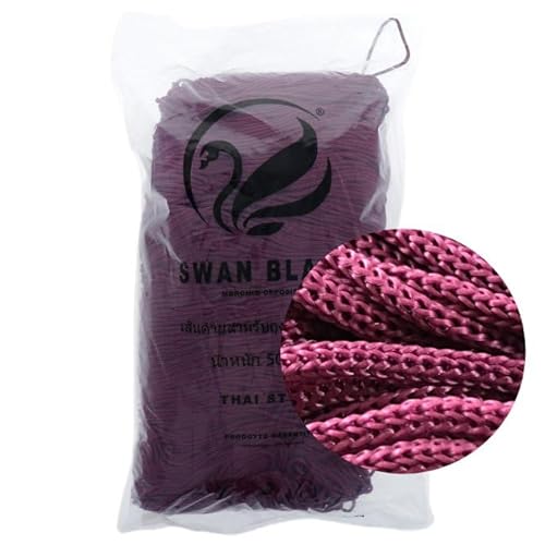 filati italiani Swan Black, 500 g und Sortiment Zubehör für Taschen (Mosto) von filati italiani