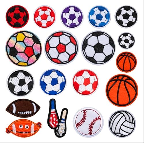 filheraze 19 Stück Patches zum Aufbügeln, Flicken zum Aufbügeln Kinder Erwachsene, Reparieren Sie Das Loch Flicken Zum Aufbügeln Kinder, Niedlich DIY Kleidung Patches, DIY-Zubehör -Sport Serie filheraze 19 Stück Patches zum Aufbügeln, Flicken zum Aufbügeln Kinder Erwachsene, Reparieren Sie Das Loch Flicken Zum Aufbügeln Kinder, Niedlich DIY Kleidung Patches, DIY-Zubehör -Sport Serie von filheraze