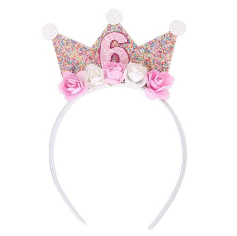 filheraze 6 Jahr Geburtstagskrone, Crown 6 Jahr Geburtstag Krone Stirnband mit Rose Blumen, Krone Geburtstag 6 Jahre Mädchen, Krone Mädchen 6 Jahre, Geburtstagskrone filheraze 6 Jahr Geburtstagskrone, Crown 6 Jahr Geburtstag Krone Stirnband mit Rose Blumen, Krone Geburtstag 6 Jahre Mädchen, Krone Mädchen 6 Jahre, Geburtstagskrone von filheraze