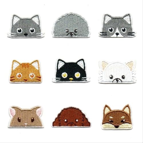 filheraze 9 Stück Patches zum Aufbügeln, Flicken zum Aufbügeln Kinder Erwachsene, Reparieren Sie Das Loch Flicken Zum Aufbügeln Kinder, Niedlich DIY Kleidung Patches, DIY-Zubehör - Süße Tiere Serie filheraze 9 Stück Patches zum Aufbügeln, Flicken zum Aufbügeln Kinder Erwachsene, Reparieren Sie Das Loch Flicken Zum Aufbügeln Kinder, Niedlich DIY Kleidung Patches, DIY-Zubehör - Süße Tiere Serie von filheraze