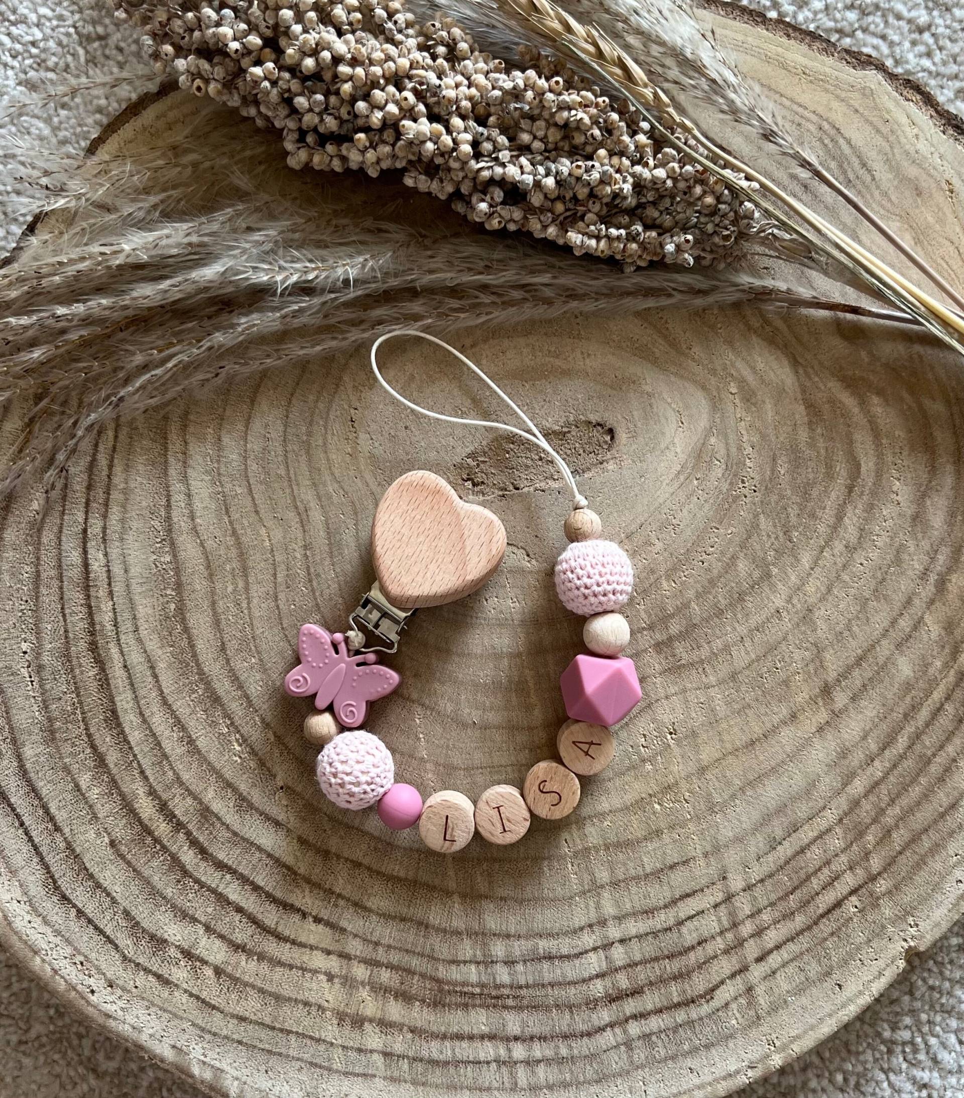 Schnullerkette Baby Perlenkette Schnuller Kette Accessoires Spielzeug Schnullerkette Baby Perlenkette Schnuller Kette Accessoires Spielzeug von filoubabys