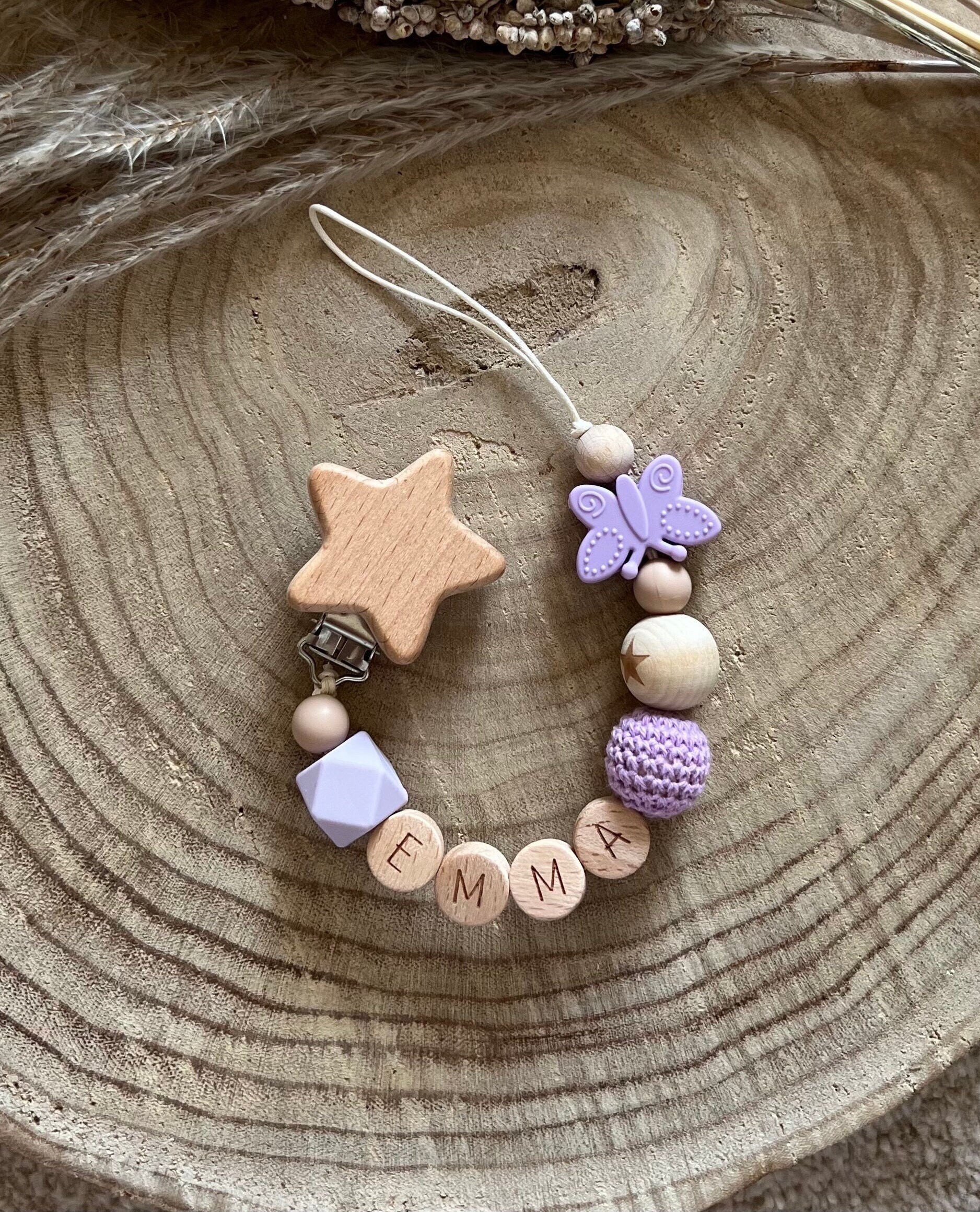 Schnullerkette Baby Perlenkette Schnuller Kette Accessoires Spielzeug Schnullerkette Baby Perlenkette Schnuller Kette Accessoires Spielzeug von filoubabys