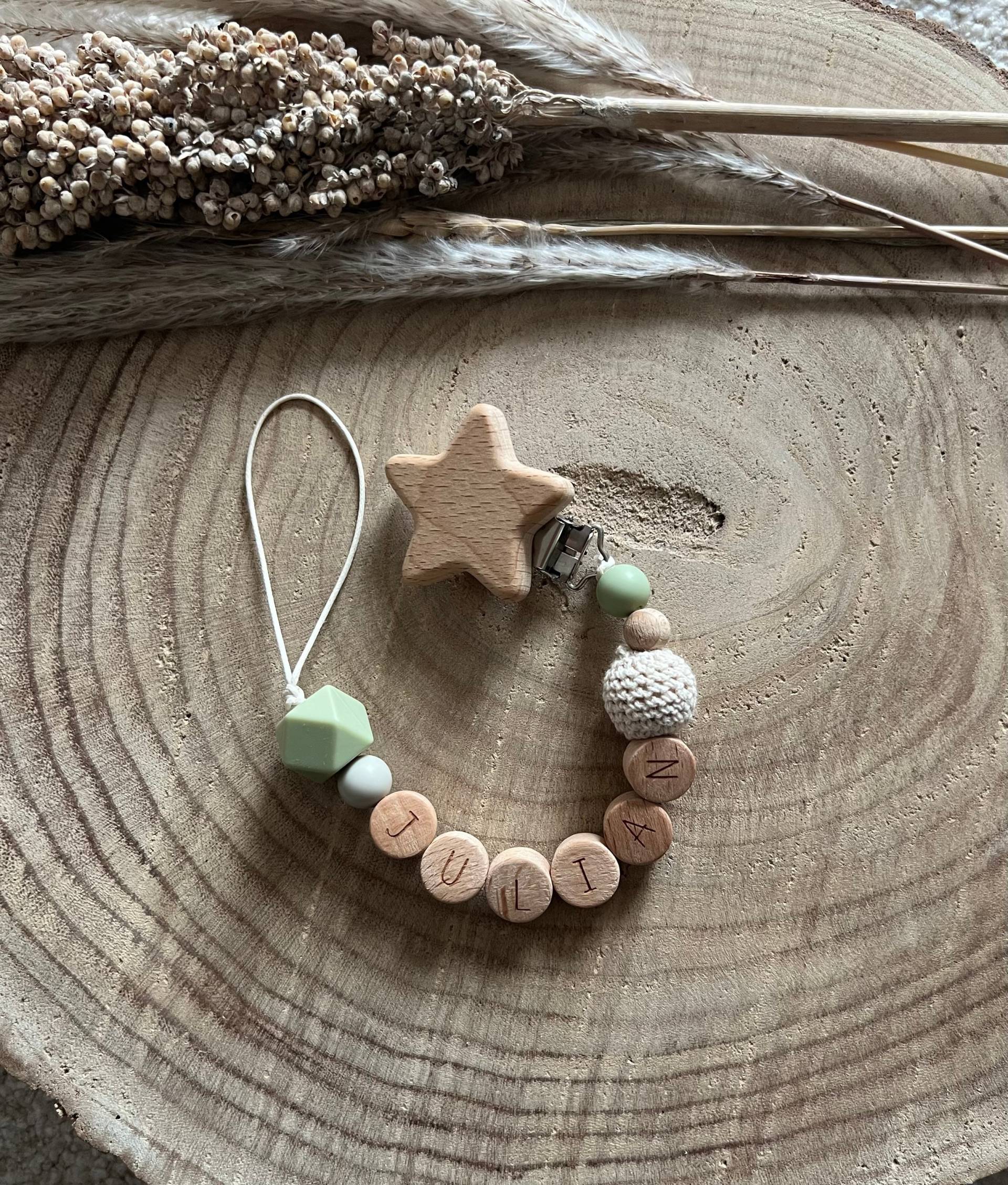 Schnullerkette Baby Perlenkette Schnuller Kette Accessoires Spielzeug Schnullerkette Baby Perlenkette Schnuller Kette Accessoires Spielzeug von filoubabys