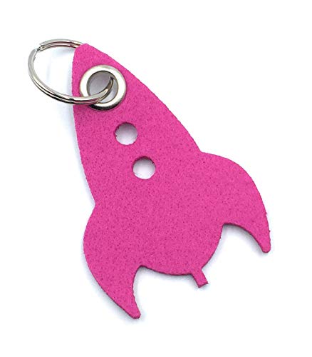 filzschneider Rakete-Anhänger - EIN originelles Mitgebsel für den Kindergeburtstag – für Jungen und Mädchen (pink) von filzschneider