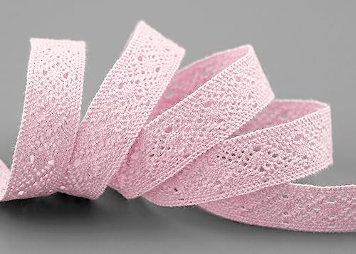 1 m x 15 mm Spitzenband FLORENCE Hellrosa Rosa METERWARE Spitze Häkelband 100% Baumwolle Natur Dekoband gehäkelt Spitzenborte abbaubar umweltfreundlich zum Nähen und Dekorieren 1 m x 15 mm Spitzenband FLORENCE Hellrosa Rosa METERWARE Spitze Häkelband 100% Baumwolle Natur Dekoband gehäkelt Spitzenborte abbaubar umweltfreundlich zum Nähen und Dekorieren von finemark