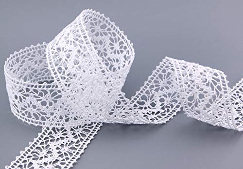 1 m x 38 mm Spitzenband EMMA WEISS Meterware Spitze Häkelband Baumwollmischung Natur Optik Dekoband gehäkelt Spitzenborte 1 m x 38 mm Spitzenband EMMA WEISS Meterware Spitze Häkelband Baumwollmischung Natur Optik Dekoband gehäkelt Spitzenborte von finemark