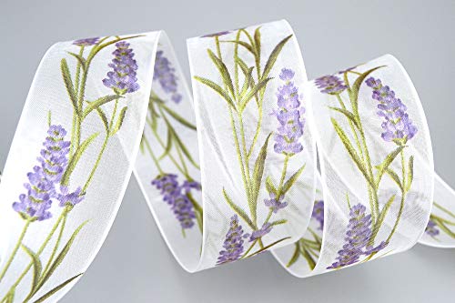 20 m x 40 mm Dekoband CHIFFON LAVENDEL Chiffonband Schleifenband Blumen Sommer Dekoration halbtransparentes Band Geschenkband Frühjahr Landhaus 20 m x 40 mm Dekoband CHIFFON LAVENDEL Chiffonband Schleifenband Blumen Sommer Dekoration halbtransparentes Band Geschenkband Frühjahr Landhaus von finemark
