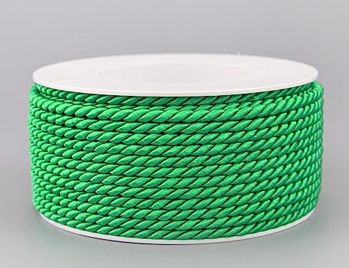 25 m x 4 mm Kordel GRÜN Rolle Deko Drehkordel mit Glanz Schnur gedreht Apfelgrün Kordelband ohne Draht zum Dekorieren Basteln Annähen Dekokordel 25 m x 4 mm Kordel GRÜN Rolle Deko Drehkordel mit Glanz Schnur gedreht Apfelgrün Kordelband ohne Draht zum Dekorieren Basteln Annähen Dekokordel von finemark