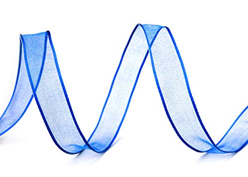 finemark 3 m x 15 mm Dekoband Chiffon BLAU Geschenkband Schleifenband transparent Organza mit formstabilen Kanten Premium Qualität Hochzeit Geburtstag Chiffonband einfarbig finemark 3 m x 15 mm Dekoband Chiffon BLAU Geschenkband Schleifenband transparent Organza mit formstabilen Kanten Premium Qualität Hochzeit Geburtstag Chiffonband einfarbig von finemark