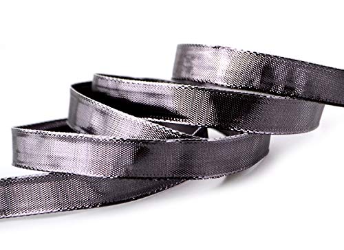 finemark 3 m x 15 mm Dekoband Glossy ANTHRAZIT Glanzband metallic Schleifenband mit Draht glänzend Geschenkband Weihnachten Drahtkantenband finemark 3 m x 15 mm Dekoband Glossy ANTHRAZIT Glanzband metallic Schleifenband mit Draht glänzend Geschenkband Weihnachten Drahtkantenband von finemark