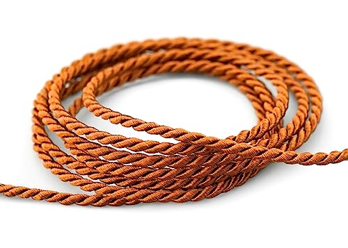 3 m x 2 mm Kordel HELLBRAUN Deko Braun Drehkordel mit Glanz Schnur Seidenkordel gedreht Kordelband ohne Draht zum Dekorieren Basteln Annähen Dekokordel Braun 3 m x 2 mm Kordel HELLBRAUN Deko Braun Drehkordel mit Glanz Schnur Seidenkordel gedreht Kordelband ohne Draht zum Dekorieren Basteln Annähen Dekokordel Braun von finemark
