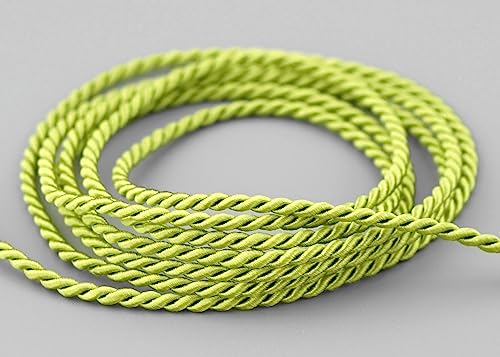 3 m x 2 mm Kordel HELLGRÜN Deko Drehkordel mit Glanz Schnur gedreht Lemongrün Kordelband ohne Draht zum Dekorieren Basteln Annähen Dekokordel Grün 3 m x 2 mm Kordel HELLGRÜN Deko Drehkordel mit Glanz Schnur gedreht Lemongrün Kordelband ohne Draht zum Dekorieren Basteln Annähen Dekokordel Grün von finemark
