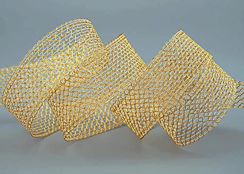 3 m x 25 mm Spitzenband JANE GOLD Gitterband Spitze Netzband Geschenkband zum Basteln Dekorieren Band Schleifenband goldene Deko Weihnachten Dekoration Glanz Metallic 3 m x 25 mm Spitzenband JANE GOLD Gitterband Spitze Netzband Geschenkband zum Basteln Dekorieren Band Schleifenband goldene Deko Weihnachten Dekoration Glanz Metallic von finemark