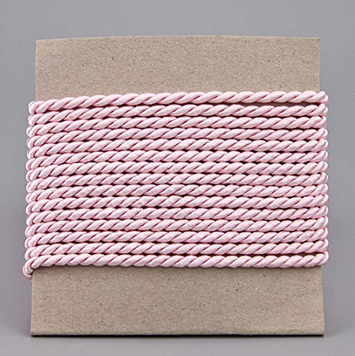 3 m x 4 mm Kordel HELLROSA Deko Drehkordel mit Glanz Rosa Schnur gedreht Kordelband ohne Draht zum Dekorieren Basteln Annähen Dekokordel 3 m x 4 mm Kordel HELLROSA Deko Drehkordel mit Glanz Rosa Schnur gedreht Kordelband ohne Draht zum Dekorieren Basteln Annähen Dekokordel von finemark