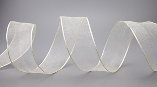 3 m x 40 mm Dekoband CHIFFON CREME Ivory Geschenkband Schleifenband transparent Organza mit formstabilen Kanten Premium Qualität Hochzeit Geburtstag Chiffonband einfarbig 3 m x 40 mm Dekoband CHIFFON CREME Ivory Geschenkband Schleifenband transparent Organza mit formstabilen Kanten Premium Qualität Hochzeit Geburtstag Chiffonband einfarbig von finemark