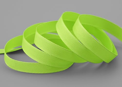 50 m x 10 mm STOFFBAND Matt ohne Draht HELLGRÜN Kiwigrün Grün 127 Dekoband mit Webkante Maigrün Geschenkband Stoffband Tischdeko Hochzeit Ostern Schleifenband Visco Taftband Taft von finemark