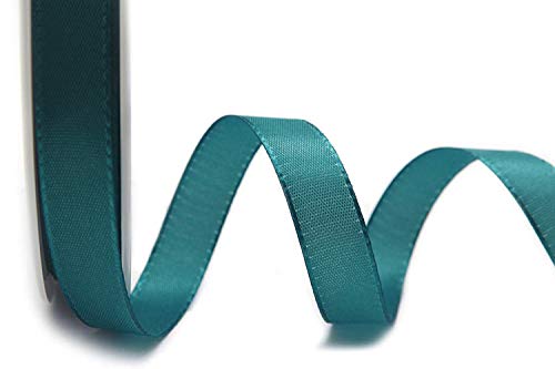 finemark 50 m x 15 mm TAFTBAND Petrol Dekoband Geschenkband Stoffband Tischdeko Hochzeit Ostern Schleifenband Visco TAFT Kartengestaltung Basteln von finemark