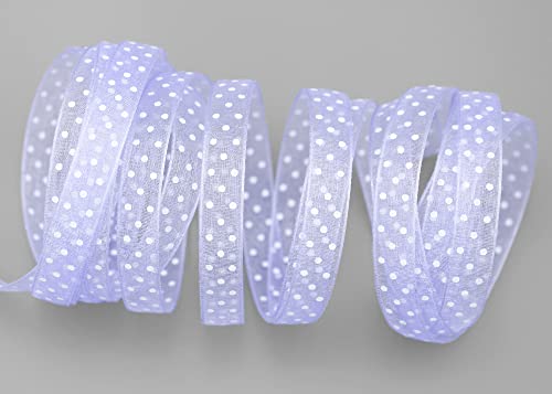 finemark 20 m x 10 mm Dekoband Chiffon Punkte Flieder mit formstabilen Kanten Geschenkband Schleifenband transparent Organza Hochzeit Geburtstag Chiffonband Ostern Kinder Dots Gepunktet finemark 20 m x 10 mm Dekoband Chiffon Punkte Flieder mit formstabilen Kanten Geschenkband Schleifenband transparent Organza Hochzeit Geburtstag Chiffonband Ostern Kinder Dots Gepunktet von finemark