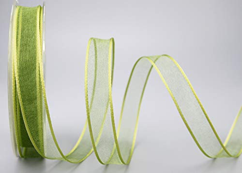 finemark 20 m x 15 mm Dekoband Chiffon LINDGRÜN Oliv Geschenkband Schleifenband transparent Organza mit formstabilen Kanten Premium Qualität Hochzeit Geburtstag Chiffonband einfarbig finemark 20 m x 15 mm Dekoband Chiffon LINDGRÜN Oliv Geschenkband Schleifenband transparent Organza mit formstabilen Kanten Premium Qualität Hochzeit Geburtstag Chiffonband einfarbig von finemark
