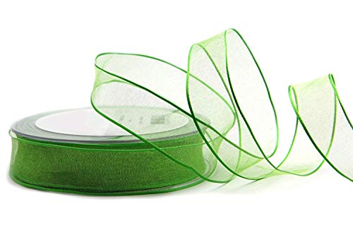 finemark 20 m x 25 mm Dekoband Chiffon APFELGRÜN Geschenkband Schleifenband transparent Organza mit formstabilen Kanten Premium Qualität Hochzeit Geburtstag Chiffonband einfarbig finemark 20 m x 25 mm Dekoband Chiffon APFELGRÜN Geschenkband Schleifenband transparent Organza mit formstabilen Kanten Premium Qualität Hochzeit Geburtstag Chiffonband einfarbig von finemark