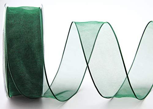 finemark 20 m x 40 mm Dekoband Chiffon DUNKELGRÜN Grün Geschenkband Schleifenband transparent Organza mit formstabilen Kanten Premium Qualität Hochzeit Geburtstag Chiffonband einfarbig finemark 20 m x 40 mm Dekoband Chiffon DUNKELGRÜN Grün Geschenkband Schleifenband transparent Organza mit formstabilen Kanten Premium Qualität Hochzeit Geburtstag Chiffonband einfarbig von finemark