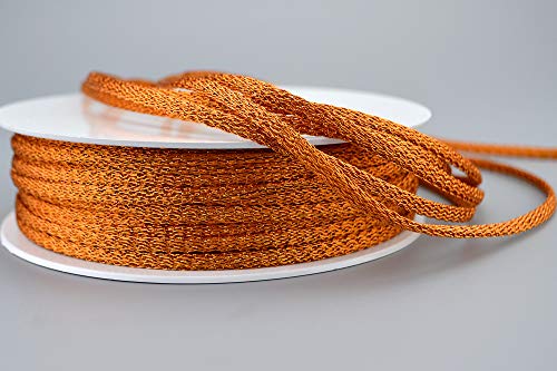 finemark 20 m x 5 mm Kordel Metallisch Kupfer aus Lurex Glanz Glänzend Schnur Lurexband Dekoband Glanzband Weihnachten dekorieren basteln Handwerk Glitter Geschenkband finemark 20 m x 5 mm Kordel Metallisch Kupfer aus Lurex Glanz Glänzend Schnur Lurexband Dekoband Glanzband Weihnachten dekorieren basteln Handwerk Glitter Geschenkband von finemark