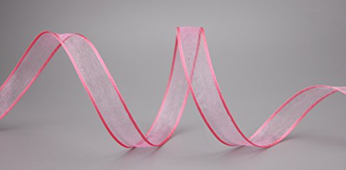 finemark 3 m x 15 mm Dekoband Chiffon ROSA Geschenkband Schleifenband transparent Organza mit formstabilen Kanten Premium Qualität Hochzeit Geburtstag Chiffonband einfarbig finemark 3 m x 15 mm Dekoband Chiffon ROSA Geschenkband Schleifenband transparent Organza mit formstabilen Kanten Premium Qualität Hochzeit Geburtstag Chiffonband einfarbig von finemark