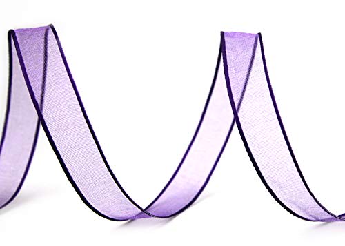 3 m x 15 mm Dekoband CHIFFON LILA Violett Geschenkband Schleifenband transparent Organza mit formstabilen Kanten Premium Qualität Hochzeit Geburtstag Chiffonband einfarbig 3 m x 15 mm Dekoband CHIFFON LILA Violett Geschenkband Schleifenband transparent Organza mit formstabilen Kanten Premium Qualität Hochzeit Geburtstag Chiffonband einfarbig von finemark