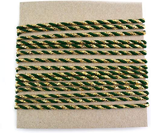 finemark 3 m x 3 mm Drehkordel GRÜN Gold Kordelband Glitzerkordel Geschenkband Weihnachten Weihnachtskordel Schnur Lurexkordel ohne Draht zweifarbig Glanz glänzender Kordel finemark 3 m x 3 mm Drehkordel GRÜN Gold Kordelband Glitzerkordel Geschenkband Weihnachten Weihnachtskordel Schnur Lurexkordel ohne Draht zweifarbig Glanz glänzender Kordel von finemark