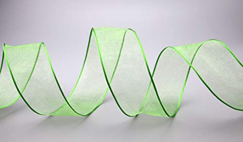 finemark 3 m x 40 mm Dekoband Chiffon APFELGRÜN Geschenkband Schleifenband transparent Organza mit formstabilen Kanten Premium Qualität Hochzeit Geburtstag Chiffonband einfarbig finemark 3 m x 40 mm Dekoband Chiffon APFELGRÜN Geschenkband Schleifenband transparent Organza mit formstabilen Kanten Premium Qualität Hochzeit Geburtstag Chiffonband einfarbig von finemark