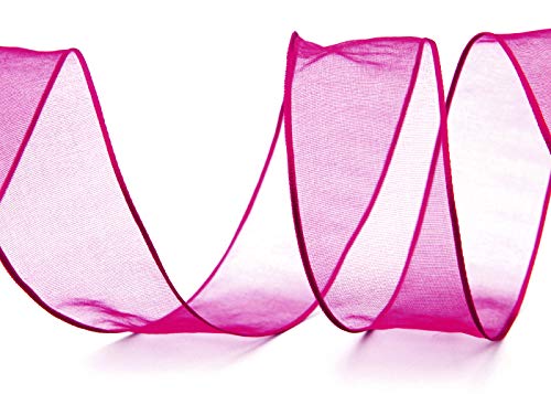 finemark 3 m x 40 mm Dekoband Chiffon PINK Geschenkband Schleifenband transparent Organza mit formstabilen Kanten Premium Qualität Hochzeit Geburtstag Chiffonband einfarbig finemark 3 m x 40 mm Dekoband Chiffon PINK Geschenkband Schleifenband transparent Organza mit formstabilen Kanten Premium Qualität Hochzeit Geburtstag Chiffonband einfarbig von finemark
