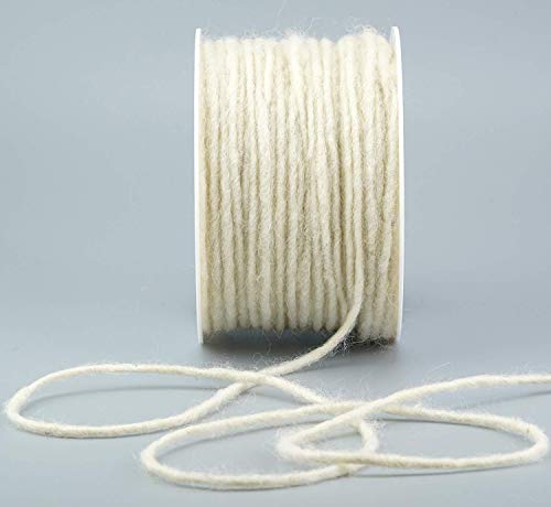 finemark 80 m x 3-4 mm Wollkordel NATURWEISS Wollweiss Wolldocht Ivory Creme Hell Kordel 100% Wolle Filzband Dekoband Schleifenband Geschenkband Filzkordel Wollschnur Wollband Bastelwolle finemark 80 m x 3-4 mm Wollkordel NATURWEISS Wollweiss Wolldocht Ivory Creme Hell Kordel 100% Wolle Filzband Dekoband Schleifenband Geschenkband Filzkordel Wollschnur Wollband Bastelwolle von finemark