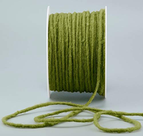 finemark 80 m x 3-4 mm Wollkordel Oliv Grün Wolldocht Kordel 100% Wolle Filzband Olivgrün Dekoband Schleifenband Geschenkband Filzkordel Wollschnur Wollband Bastelwolle finemark 80 m x 3-4 mm Wollkordel Oliv Grün Wolldocht Kordel 100% Wolle Filzband Olivgrün Dekoband Schleifenband Geschenkband Filzkordel Wollschnur Wollband Bastelwolle von finemark