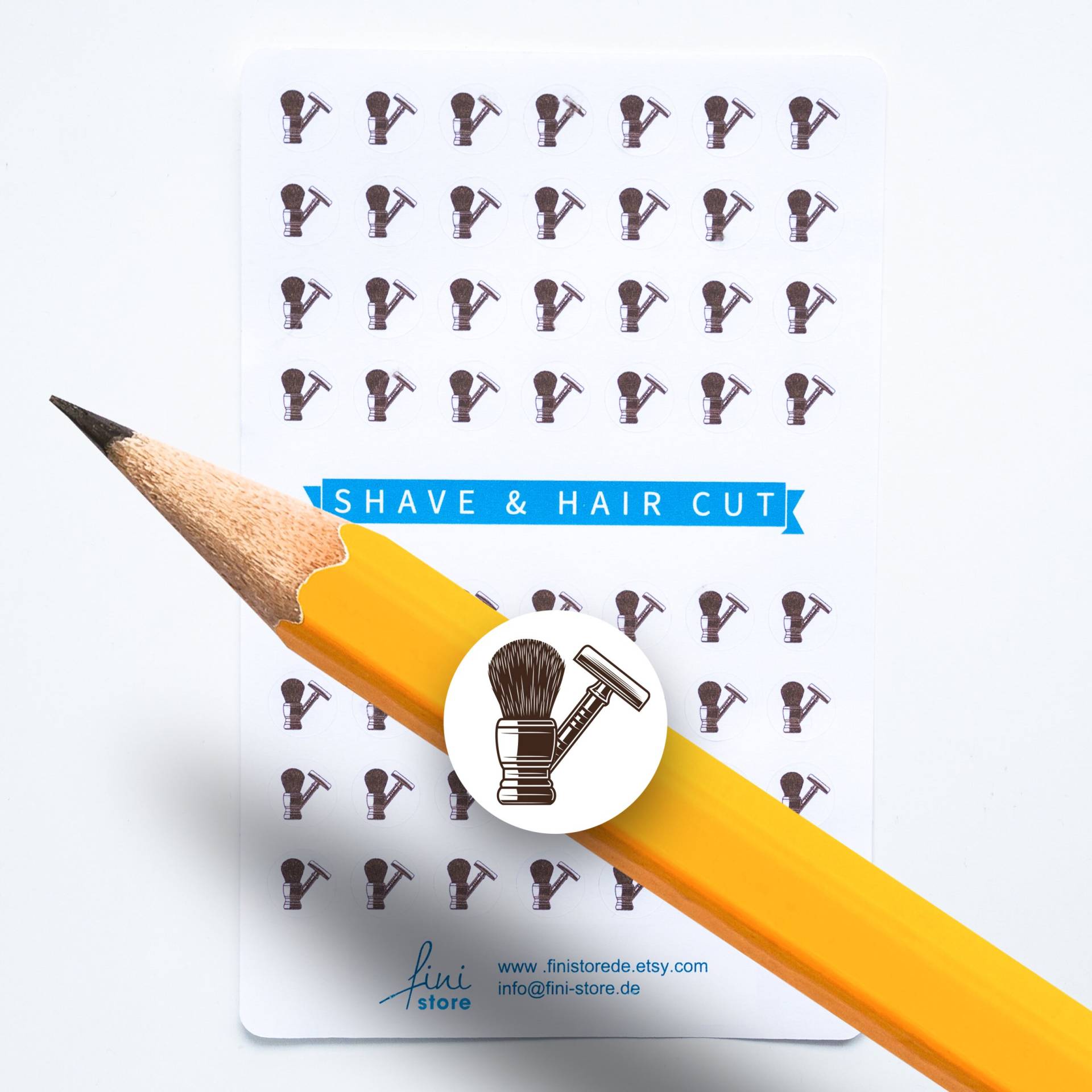 sticker Frisör, Barber Termin Für Herren - Kleines Geschenk sticker Frisör, Barber Termin Für Herren - Kleines Geschenk von finistoreDE