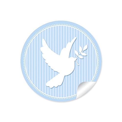 24 STICKER: 24 Schöne Etiketten in Blau mit einer Taube • Papieraufkleber 4 cm, rund, matt für Gastgeschenke oder Tischdeko: Hochzeit, Taufe, Konfirmation, Kommunion, Kekse, Cupcakes, Muffins, Backen 24 STICKER: 24 Schöne Etiketten in Blau mit einer Taube • Papieraufkleber 4 cm, rund, matt für Gastgeschenke oder Tischdeko: Hochzeit, Taufe, Konfirmation, Kommunion, Kekse, Cupcakes, Muffins, Backen von fioniony