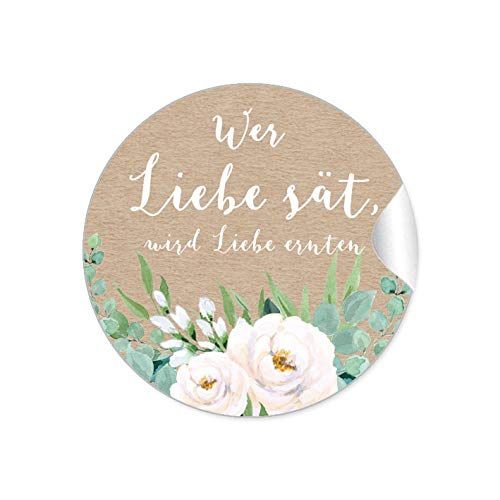 48 STICKER: "Wer Liebe sät, wird Liebe ernten" Etiketten als Gastgeschenk • BOHO KRAFTPAPIER OPTIK BLÜTEN ROSEN GRÜN ZWEIGE WEIß NATUR • Samen Tüten Reagenzgläser Blütensamen zur Hochzeit Geburtstag 48 STICKER: "Wer Liebe sät, wird Liebe ernten" Etiketten als Gastgeschenk • BOHO KRAFTPAPIER OPTIK BLÜTEN ROSEN GRÜN ZWEIGE WEIß NATUR • Samen Tüten Reagenzgläser Blütensamen zur Hochzeit Geburtstag von fioniony