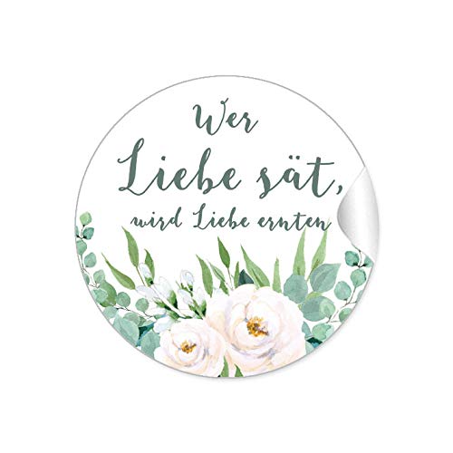72 STICKER Wer Liebe sät, wird Liebe ernten Etiketten als Gastgeschenk BOHO HIPPIE STYLE ZWEIGE BLÜTEN ROSEN BLÄTTER GRÜN WEIß für Samen Tüten Reagenzgläser Blütensamen zur Hochzeit Geburtstag 72 STICKER Wer Liebe sät, wird Liebe ernten Etiketten als Gastgeschenk BOHO HIPPIE STYLE ZWEIGE BLÜTEN ROSEN BLÄTTER GRÜN WEIß für Samen Tüten Reagenzgläser Blütensamen zur Hochzeit Geburtstag von fioniony