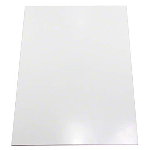 Magflex® A4 Flexibler Glanz Weiß Magnetblatt zum Erstellen Magnetischer Grafiken, Zeichen Oder Displays von First4magnets