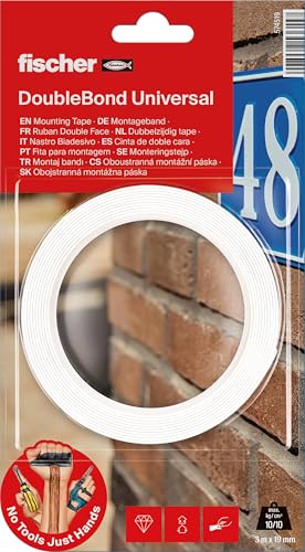 fischer Doppelseitiges Universal-Klebeband, hohe Festigkeit von fischer