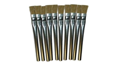 Lötpinsel 120 mm - 10er Pack + fishingglue-Produktbeschreibung, strapazierfähige Naturborsten-Pinsel mit verzinktem Blechhülsen-Stiel für Bohrwasser, Flussmittel u.v.m. Lötpinsel 120 mm - 10er Pack + fishingglue-Produktbeschreibung, strapazierfähige Naturborsten-Pinsel mit verzinktem Blechhülsen-Stiel für Bohrwasser, Flussmittel u.v.m. von fishingglue.de
