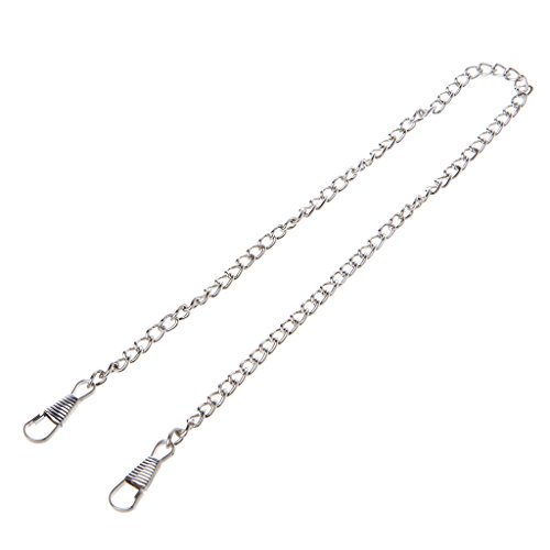Fivekim Handtasche aus Metall, Kette mit Gurt, Schulterriemen, Basteln, Umhängetasche, Ersatz, Schnalle, silberfarben, As picture shown von fivekim
