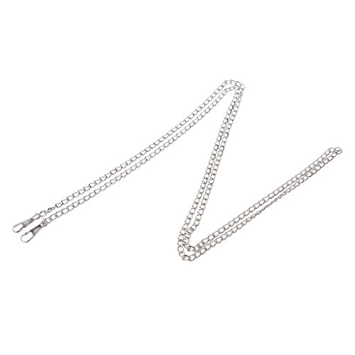 fivekim Geldbörse Tasche Gurt Crossbody Ersatz DIY Schulter Handtasche Griff Metall Kette Perlen Schnalle Feine Kette Silber fivekim Geldbörse Tasche Gurt Crossbody Ersatz DIY Schulter Handtasche Griff Metall Kette Perlen Schnalle Feine Kette Silber von fivekim
