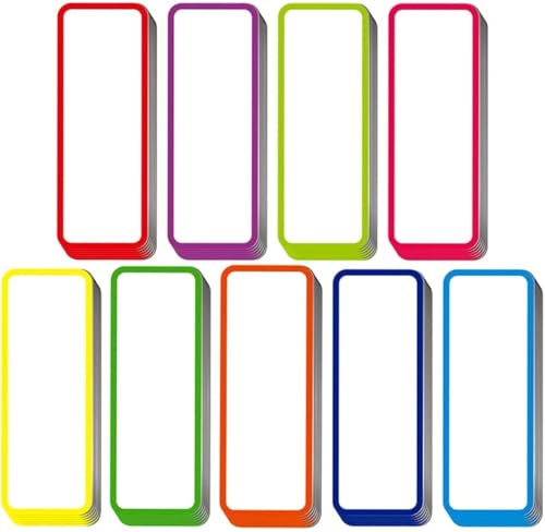 54pcs trockene Löschetiketten, wiederverwendbare Namensplatten -Tag 9 Farben, flexible Etikettenstreifen für Whiteboard Locker Kühlschrank Regale Toolbox im Home Office -Klassenzimmer 3.2 x 1.2 jewei 54pcs trockene Löschetiketten, wiederverwendbare Namensplatten -Tag 9 Farben, flexible Etikettenstreifen für Whiteboard Locker Kühlschrank Regale Toolbox im Home Office -Klassenzimmer 3.2 x 1.2 jewei von fkngcp